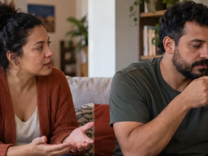 Cena editorial brasileira sobre o que fazer quando seu parceiro evita todas as conversas sérias