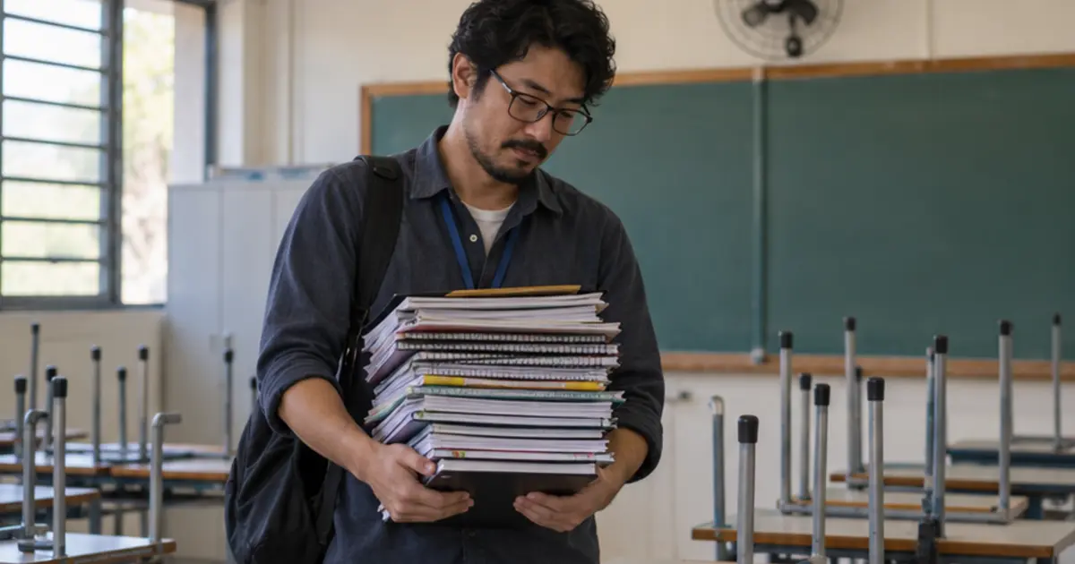 Pessoa em situação cotidiana relacionada a como reconhecer seus limites antes de chegar ao esgotamento