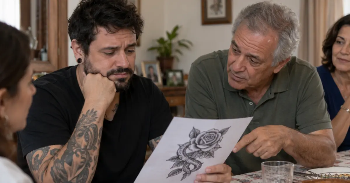 Cena cotidiana brasileira relacionada a como conviver com um familiar que critica todas as suas escolhas